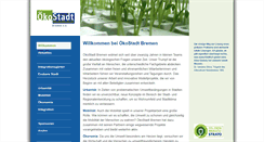 Desktop Screenshot of oekostadt-bremen.de